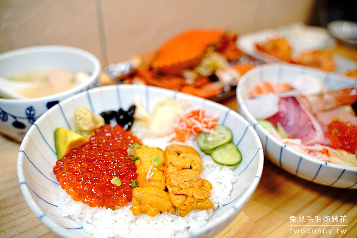 台北美食》漁匠甘霖～藏身在永樂市場內的澎湃海鮮丼飯，大稻埕、迪化街必吃美食 @兔兒毛毛姊妹花