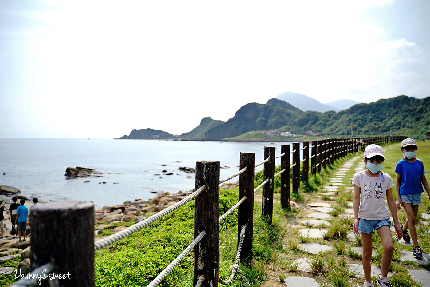 基隆景點【望海巷跨海景觀橋】360度無敵山海美景自行車道，串連海科館、潮境公園 @兔兒毛毛姊妹花