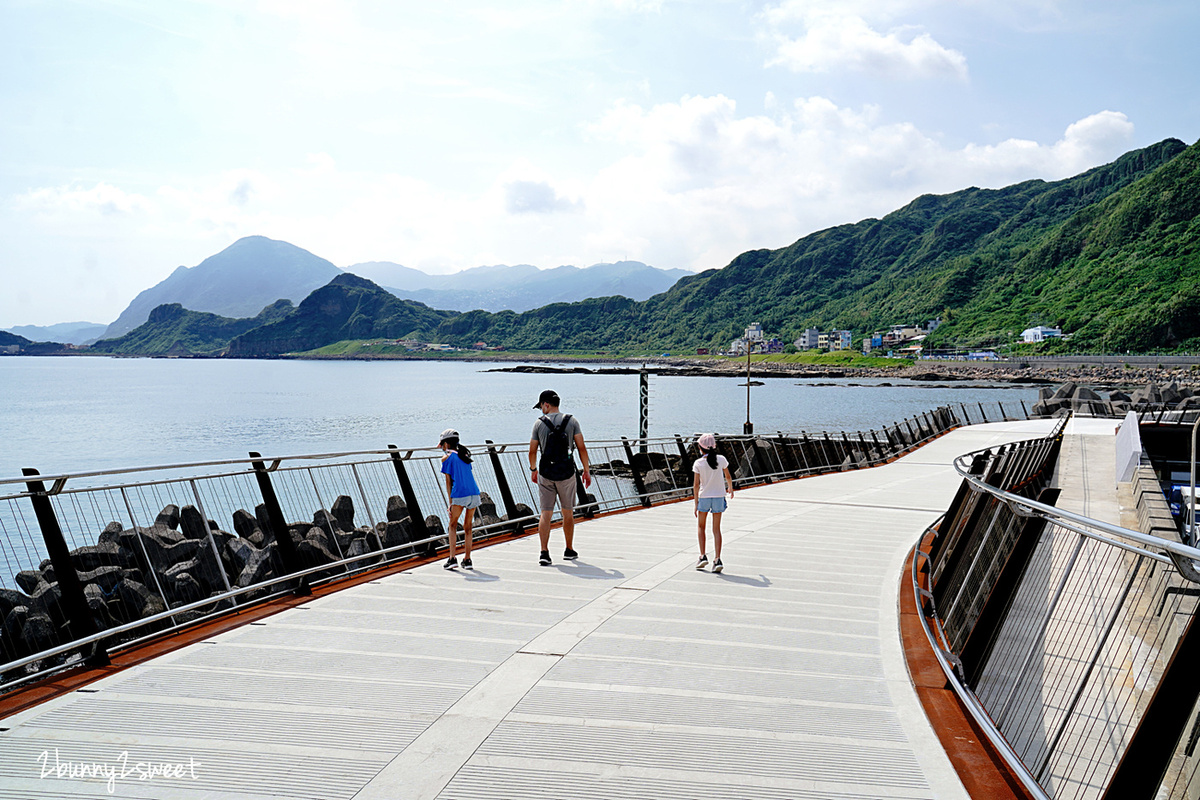 基隆景點【望海巷跨海景觀橋】360度無敵山海美景自行車道，串連海科館、潮境公園 @兔兒毛毛姊妹花