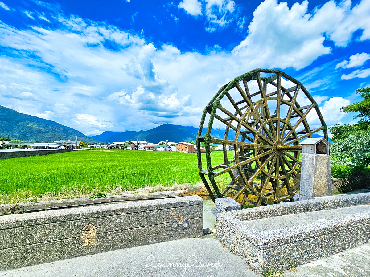 台東景點》池上伯朗大道自行車漫遊～必拍稻田畫框、金城武樹、天堂路鞦韆全收錄 @兔兒毛毛姊妹花