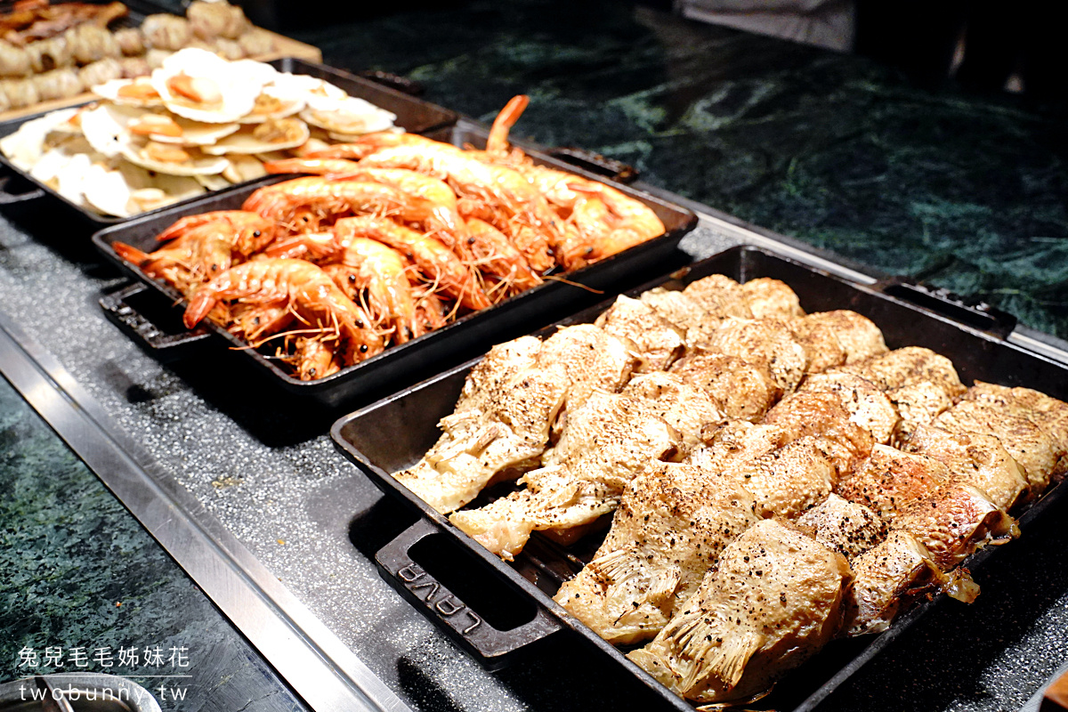 花蓮吃到飽》英倫西餐廳｜遠雄悅來大飯店晚餐自助餐~花東最美最威 buffet 菜色、價位分享 @兔兒毛毛姊妹花