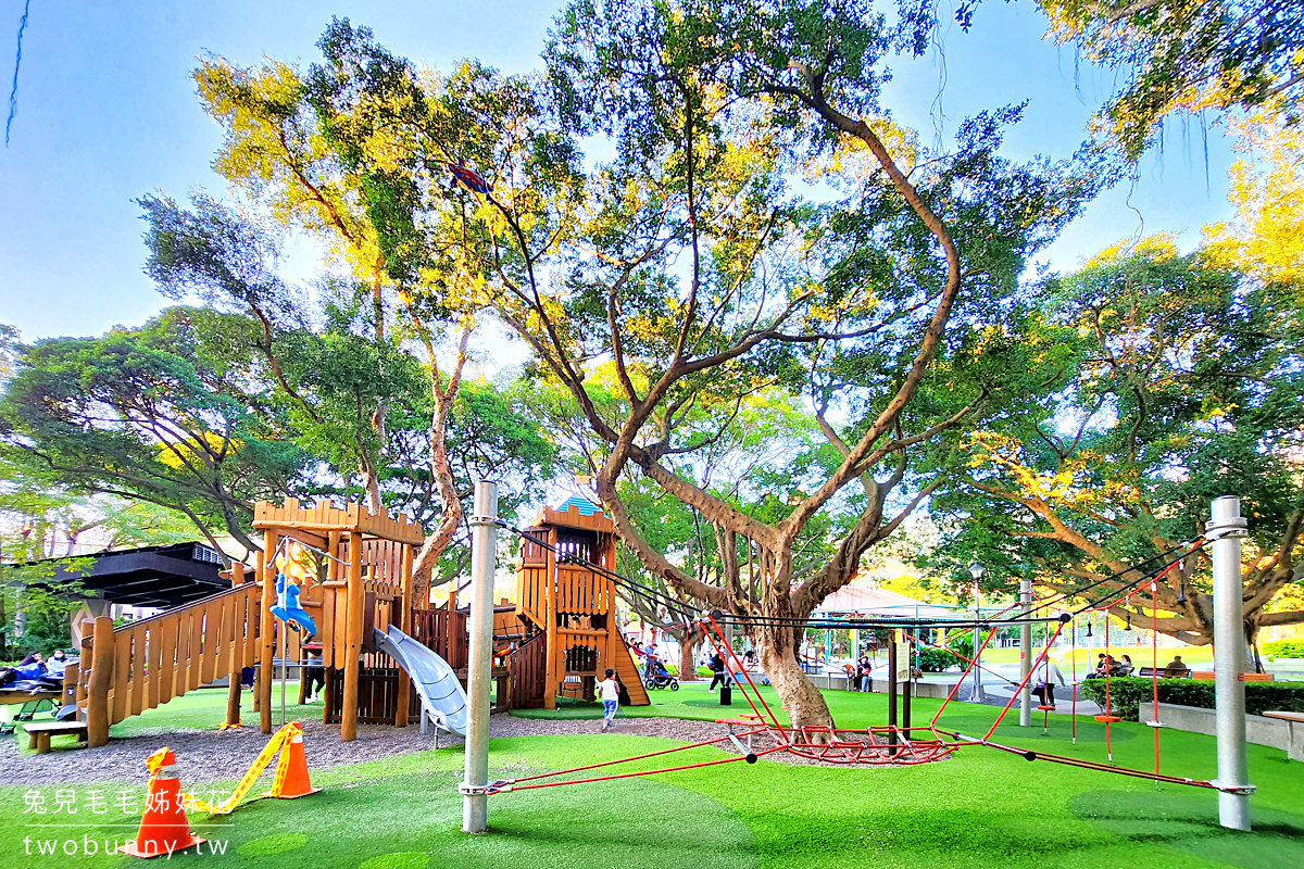 北投免費景點【北投復興公園】小孩遊戲場玩耍，大人泡暖呼呼足湯，通通免費就是讚!! @兔兒毛毛姊妹花