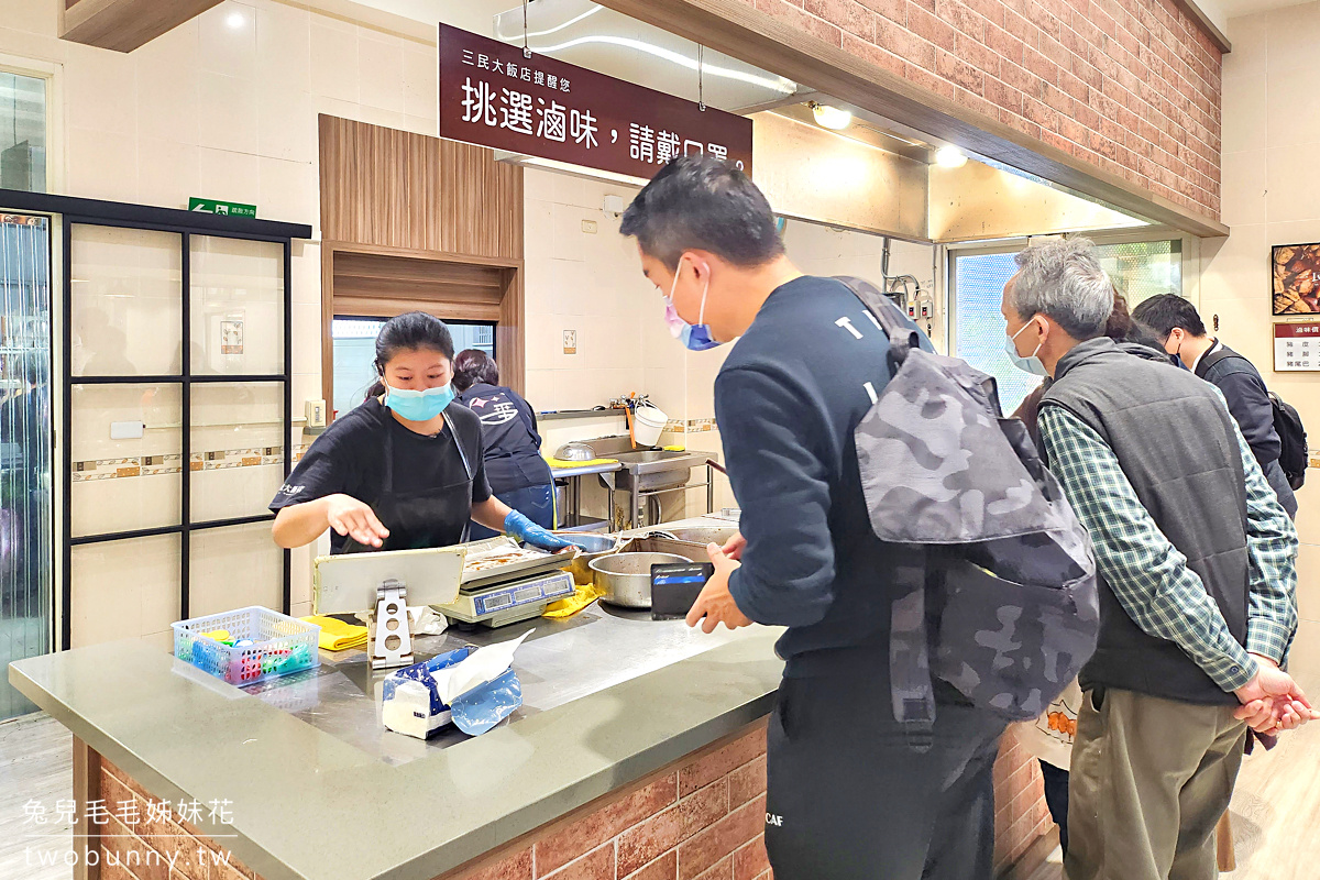 宜蘭礁溪美食【三民大飯店】連平日都要排隊的宜蘭最強古早味大鍋滷味!! 要什麼好料自己撈 @兔兒毛毛姊妹花