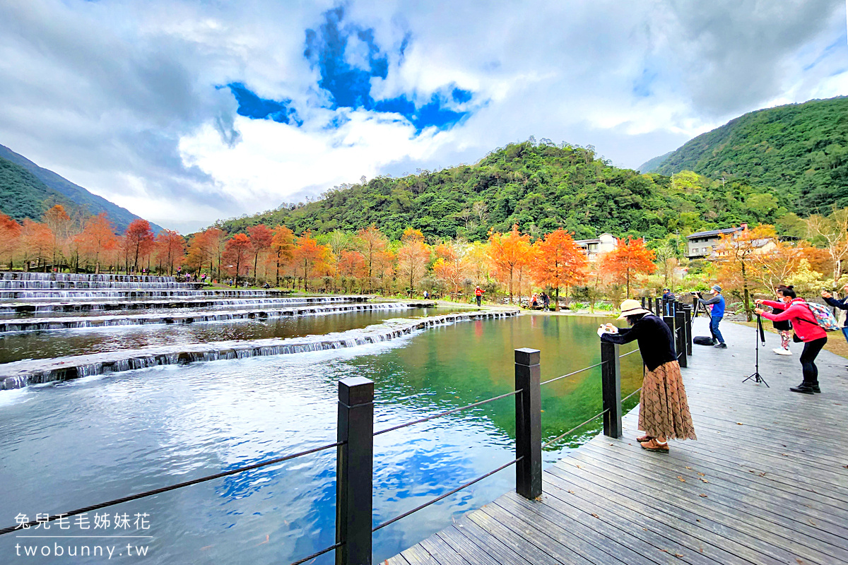 宜蘭落羽松》三層坪水土保持農塘教育園區～九層疊瀑水塘落羽松秘境｜最新預約及候補方式 @兔兒毛毛姊妹花