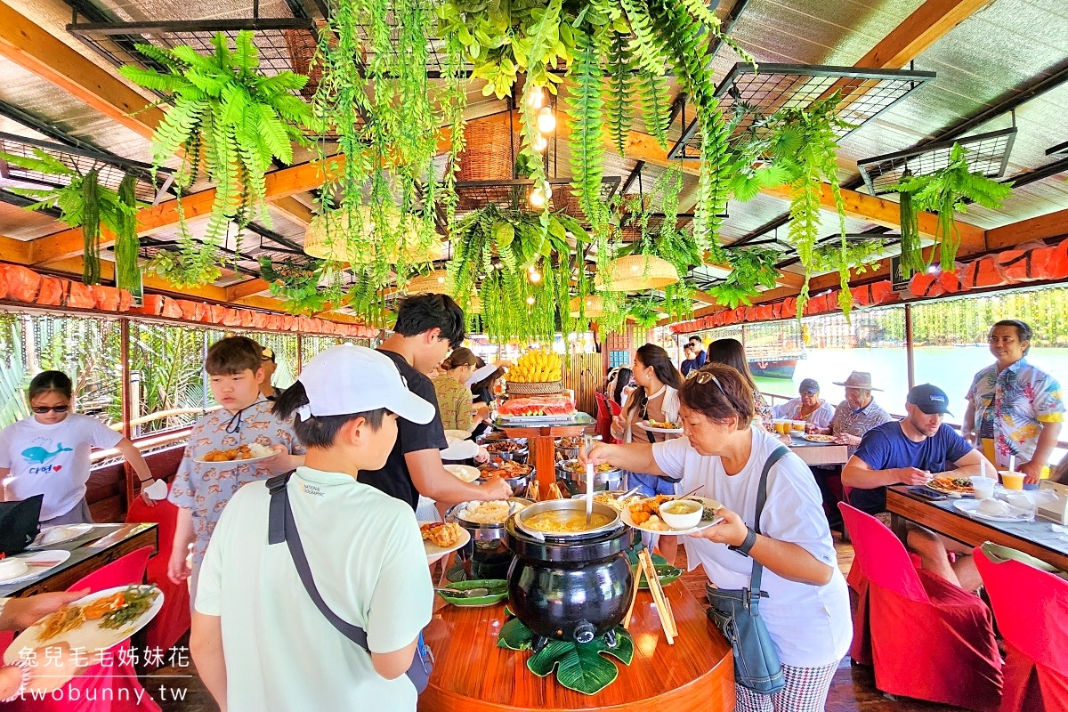 薄荷島景點》Rio Verde Floating Resto～Bohol 必訪羅伯克河漂流竹筏餐廳，菲式風味自助餐吃到飽 @兔兒毛毛姊妹花