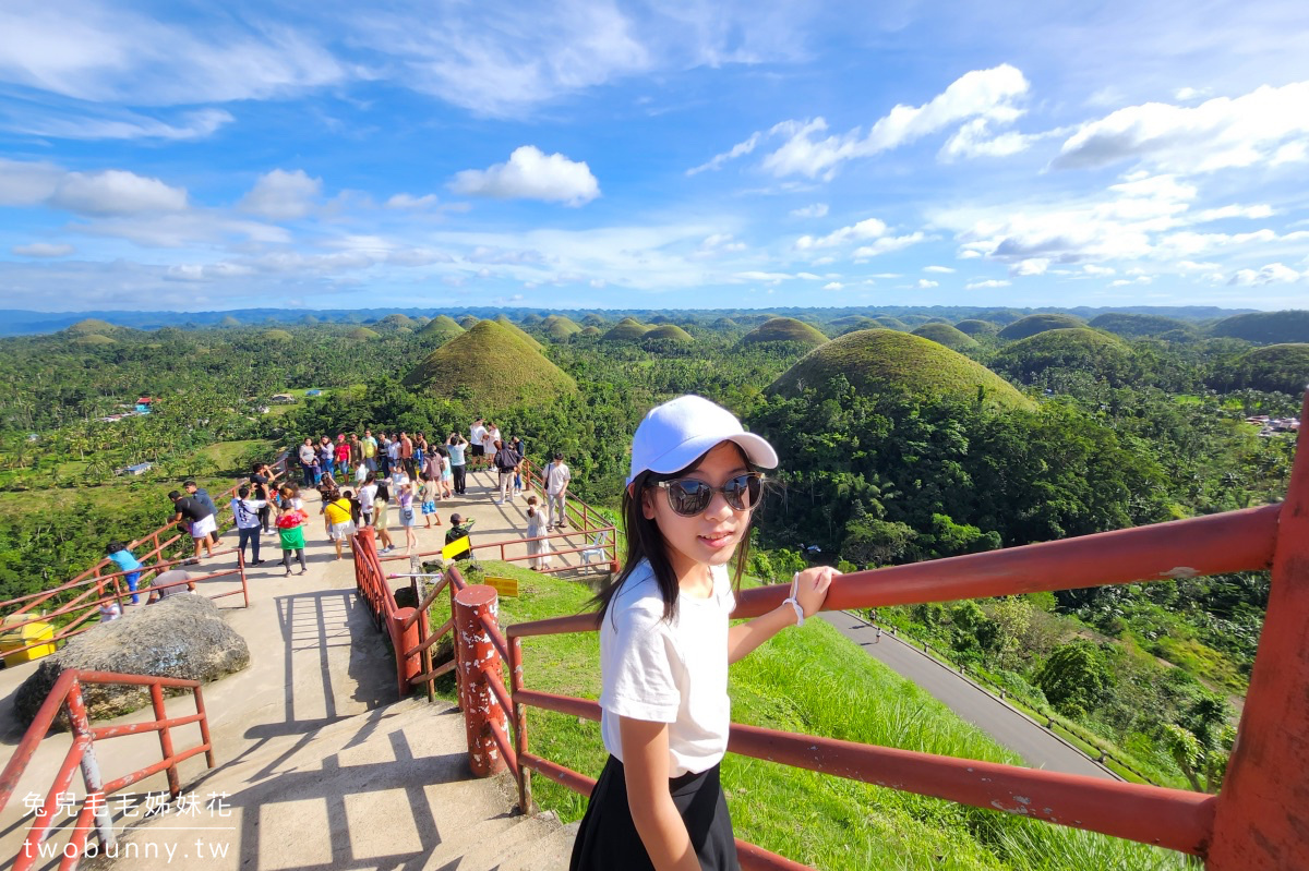 薄荷島景點》巧克力山 Chocolate Hills～Bohol 必看世界自然遺產，抹茶山丘太可愛 @兔兒毛毛姊妹花