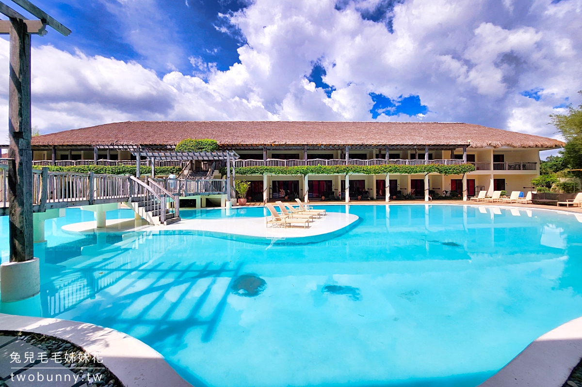 薄荷島住宿》邦勞海灘藍水度假村 Bluewater Panglao Beach Resort～超高C/P值海景度假村 @兔兒毛毛姊妹花