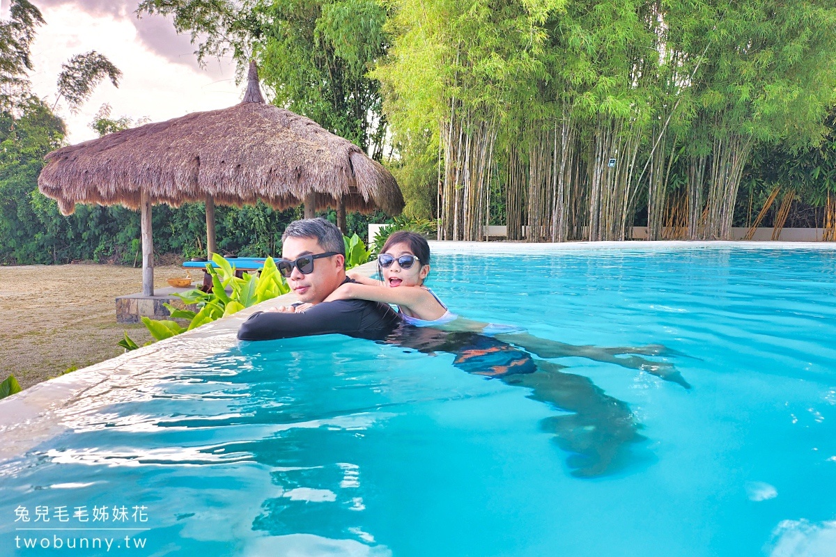 薄荷島住宿》邦勞海灘藍水度假村 Bluewater Panglao Beach Resort～超高C/P值海景度假村 @兔兒毛毛姊妹花