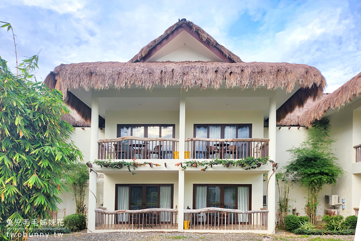 薄荷島住宿》邦勞海灘藍水度假村 Bluewater Panglao Beach Resort～超高C/P值海景度假村 @兔兒毛毛姊妹花