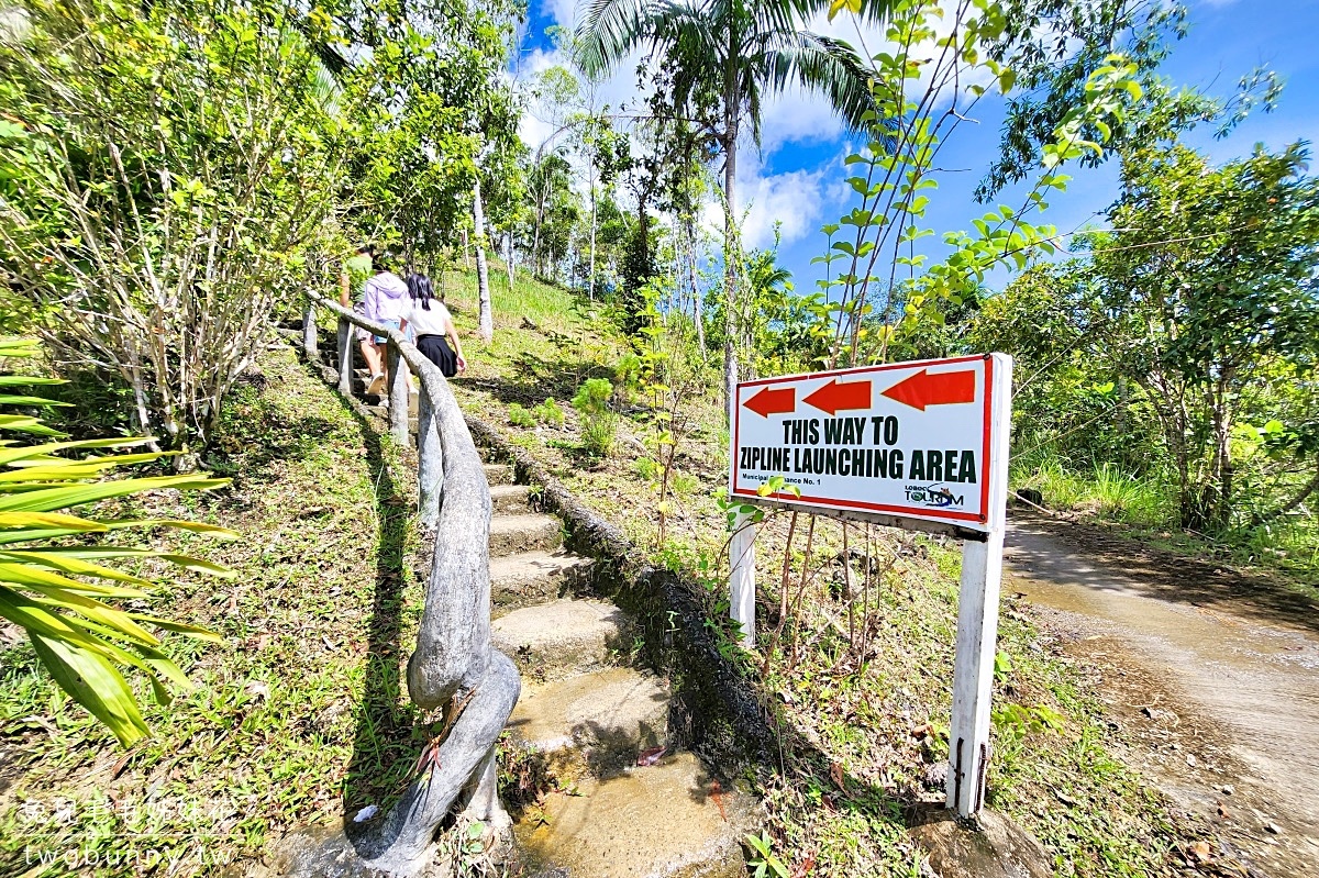 薄荷島景點》Loboc Ecotourism Adventure Park 洛柏克生態冒險公園～Bohol 必玩高空溜索 zipline @兔兒毛毛姊妹花