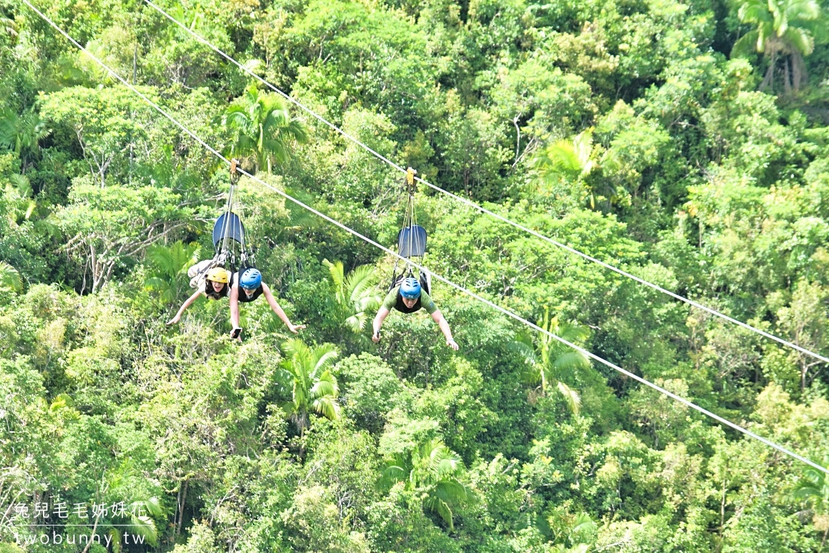 薄荷島景點》Loboc Ecotourism Adventure Park 洛柏克生態冒險公園～Bohol 必玩高空溜索 zipline @兔兒毛毛姊妹花