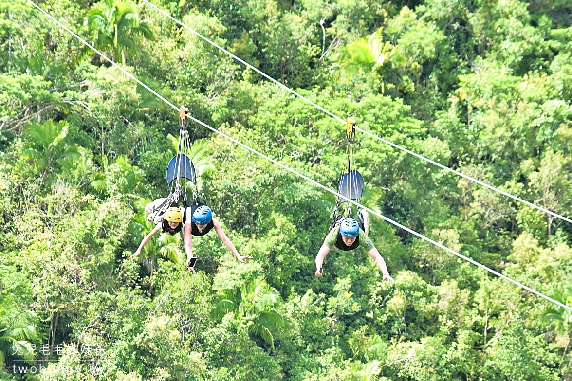 薄荷島景點》Loboc Ecotourism Adventure Park 洛柏克生態冒險公園～Bohol 必玩高空溜索 zipline @兔兒毛毛姊妹花