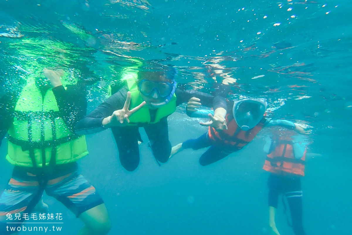 薄荷島景點》萊拉鯨鯊共游 LILA Taug Whaleshark Watching and Snorkeling~全新薄荷島鯨鯊村 @兔兒毛毛姊妹花