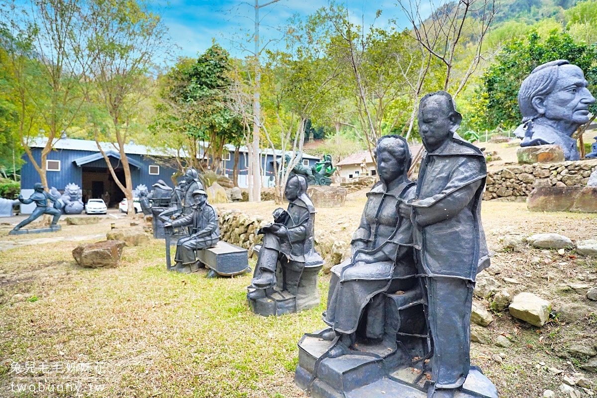 南投草屯景點》王英信美術館～藏身山林裡的森林雕塑園區，神好拍 IG 打卡新熱點 @兔兒毛毛姊妹花