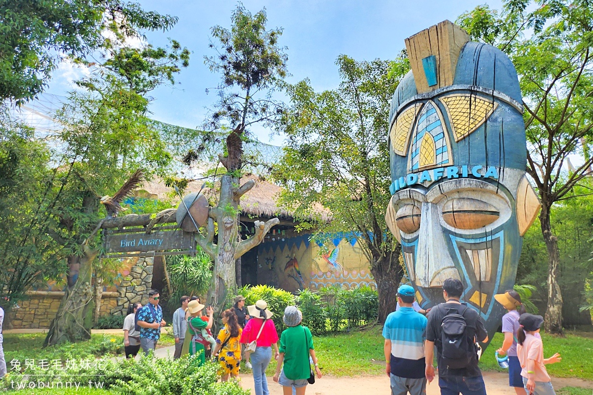 富國島珍珠野生動物園 Vinpearl Safari Phu Quoc｜長頸鹿、環尾狐猴都能近距離餵食 @兔兒毛毛姊妹花