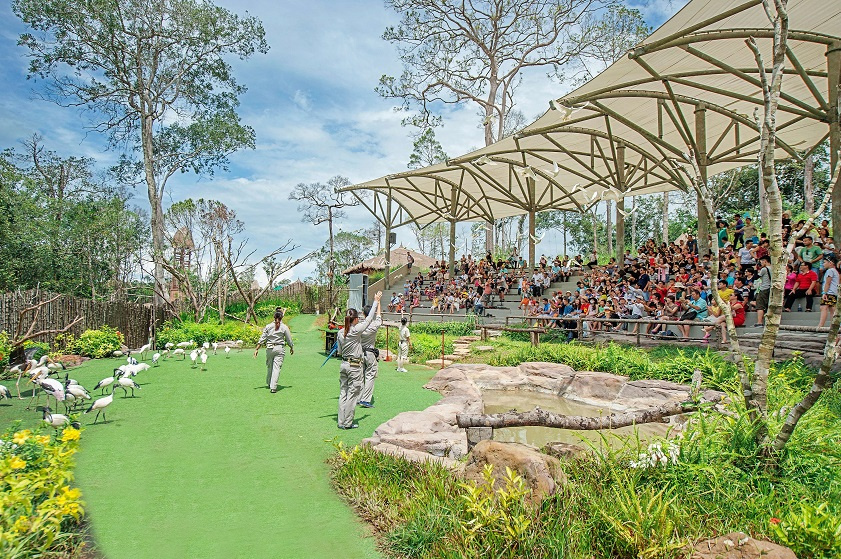 富國島珍珠野生動物園 Vinpearl Safari Phu Quoc｜長頸鹿、環尾狐猴都能近距離餵食 @兔兒毛毛姊妹花