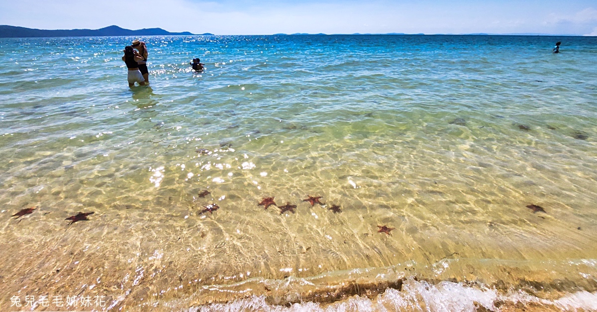 富國島海星沙灘 Starfish Beach｜放眼望去都是大紅海星的秘境沙灘 @兔兒毛毛姊妹花