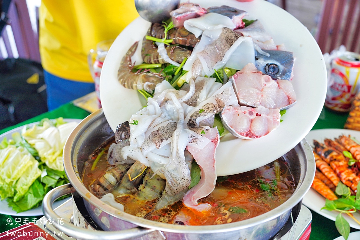 富國島美食 星星店 Con Sao Quán｜海星沙灘的海上屋海鮮餐廳，根本是網美餐廳 @兔兒毛毛姊妹花