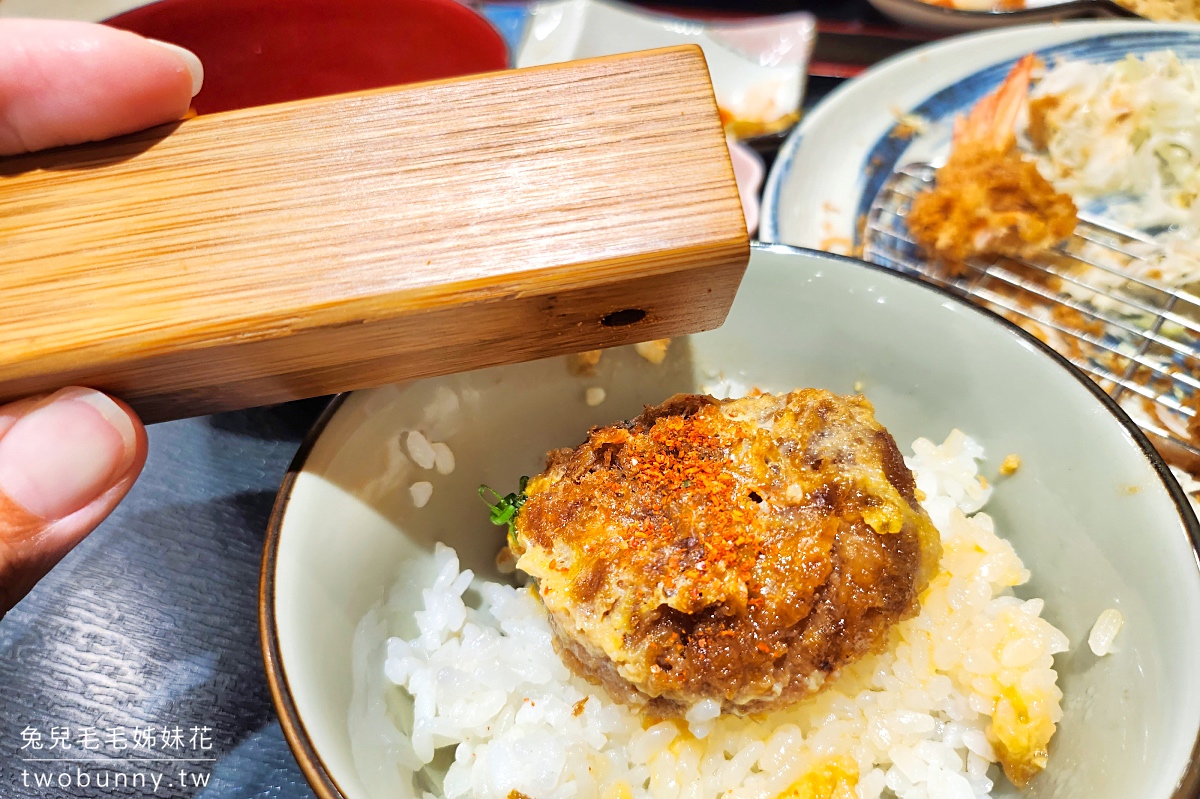 小巨蛋美食》富士豬排 とんかつ富士 ~藏身小巷裡的日式厚切炸豬排，一到用餐時間就客滿 @兔兒毛毛姊妹花