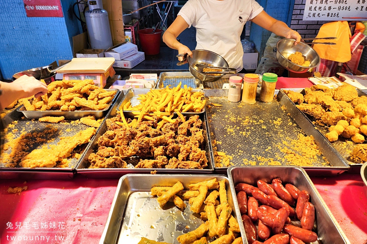 濱江市場美食》珮慈的炸雞～婆婆媽媽搶著買的超人氣炸雞｜千千推薦市場炸雞 @兔兒毛毛姊妹花