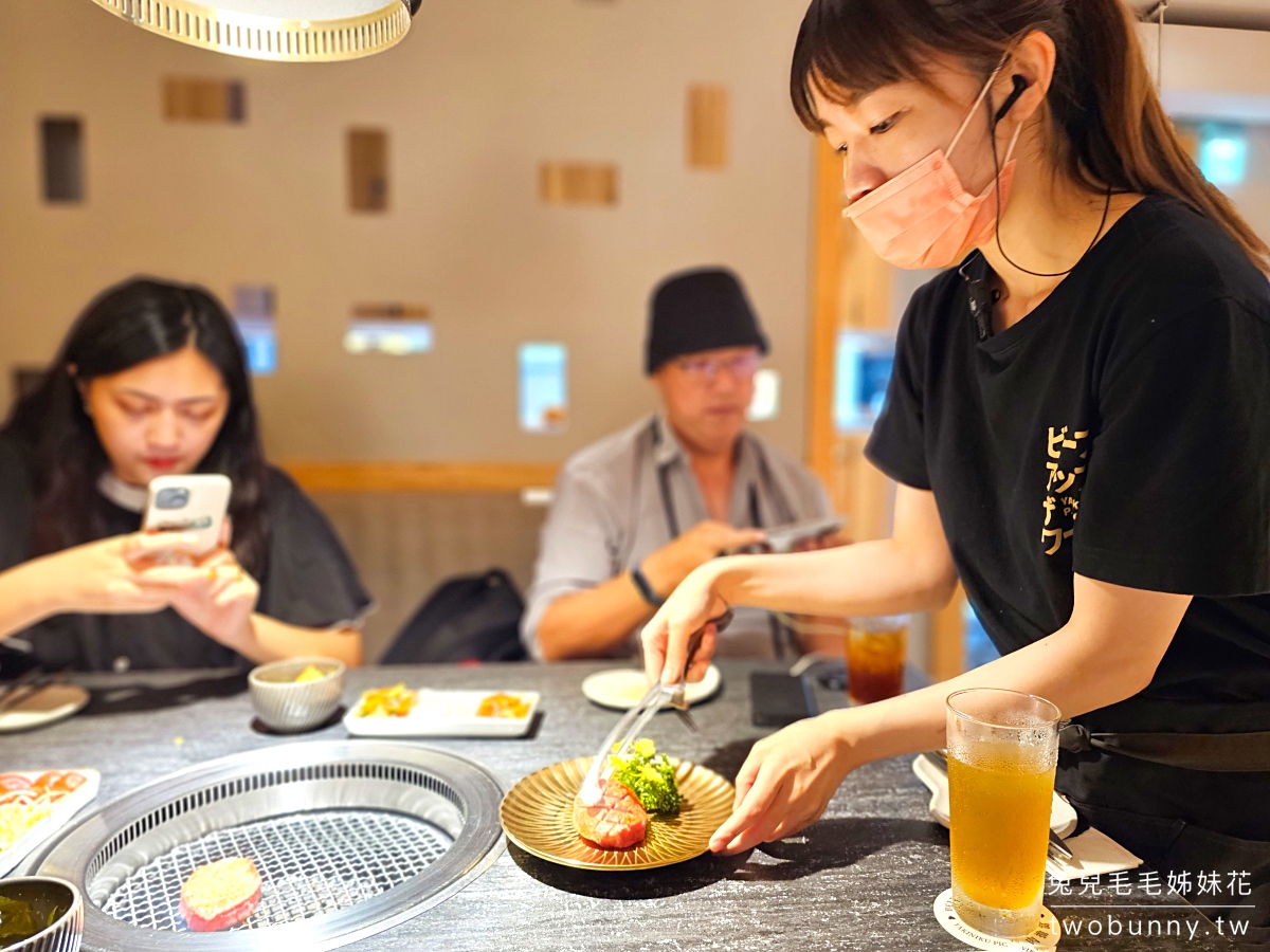 台北燒肉》燒肉擔當～食材、調味、烤工都講究的專人桌邊服務頂級和牛燒肉餐廳｜忠孝敦化美食 @兔兒毛毛姊妹花