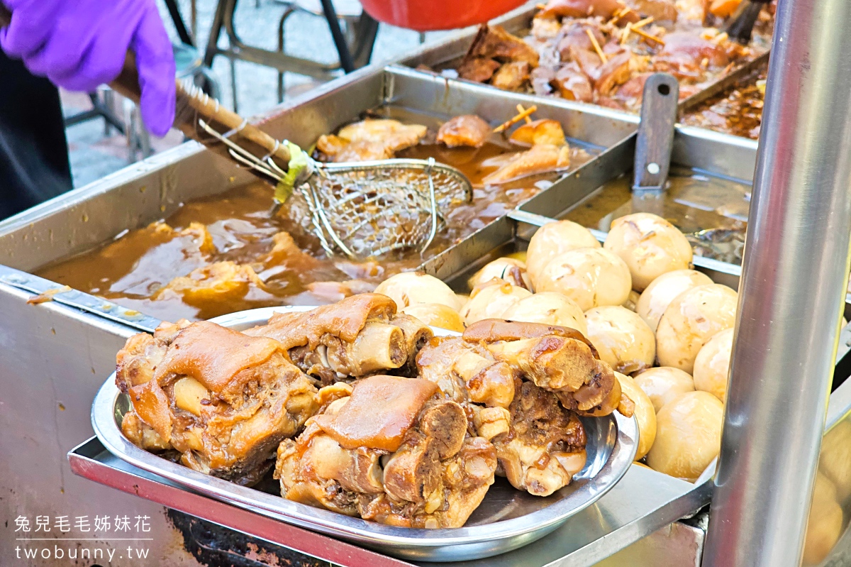 寧夏夜市美食》寧夏夜市知高飯～老饕必吃古早味腿庫飯尬蛋包蝦仁湯 @兔兒毛毛姊妹花