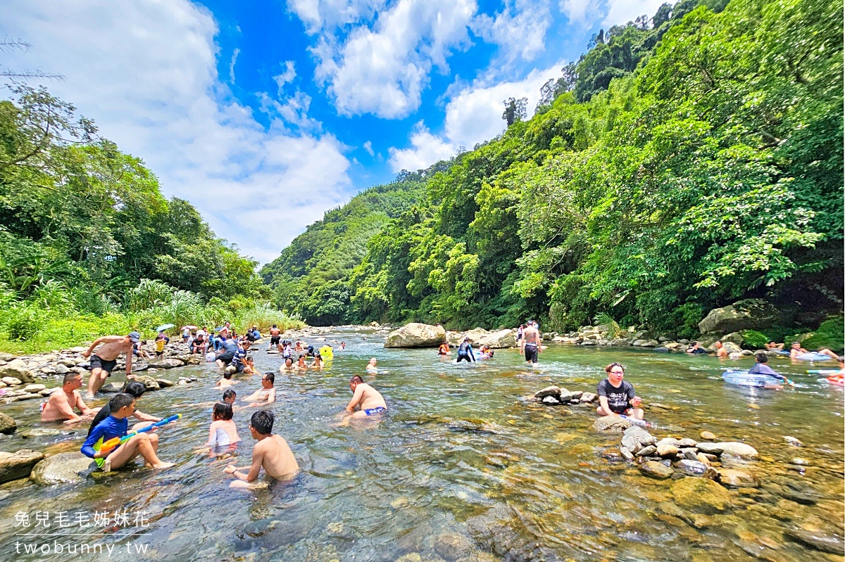 三峽樂源仙境土雞城｜溪畔烤肉玩水勝地，也可以吹冷氣吃土雞 @兔兒毛毛姊妹花