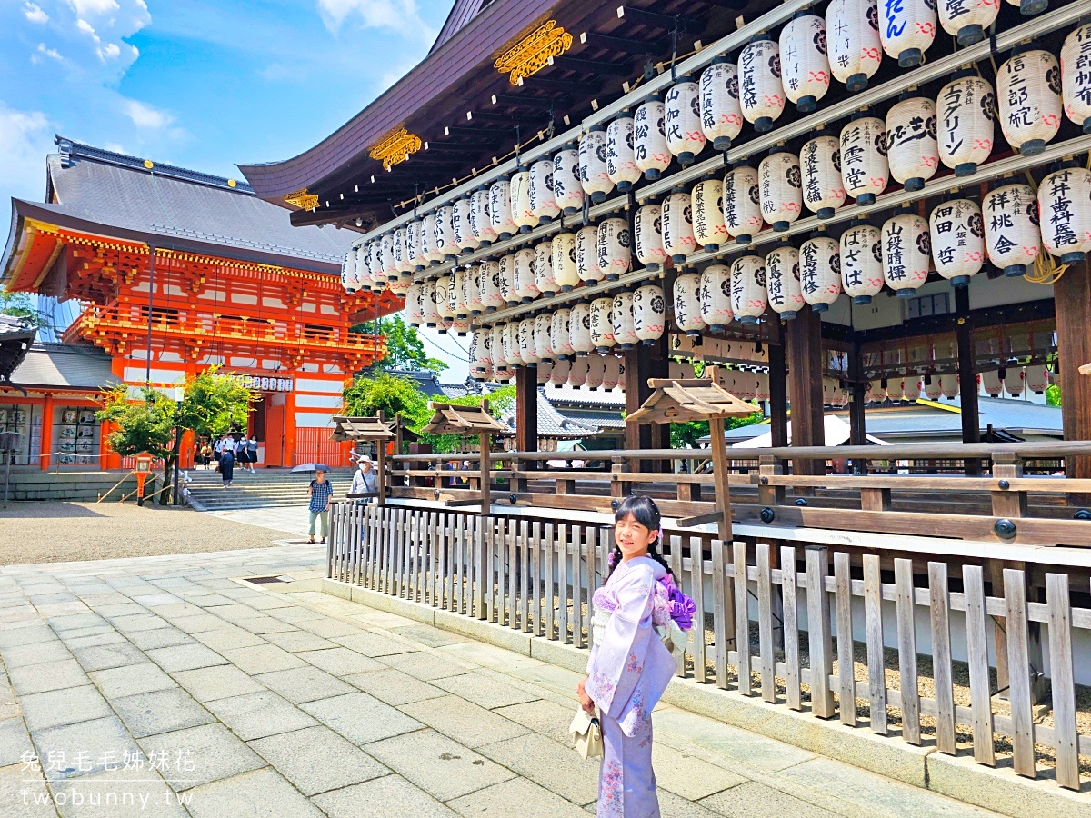 京都【清水寺一日遊】穿和服逛二年坂、三年坂、庚申堂、八阪神社，美食景點交通攻略 @兔兒毛毛姊妹花