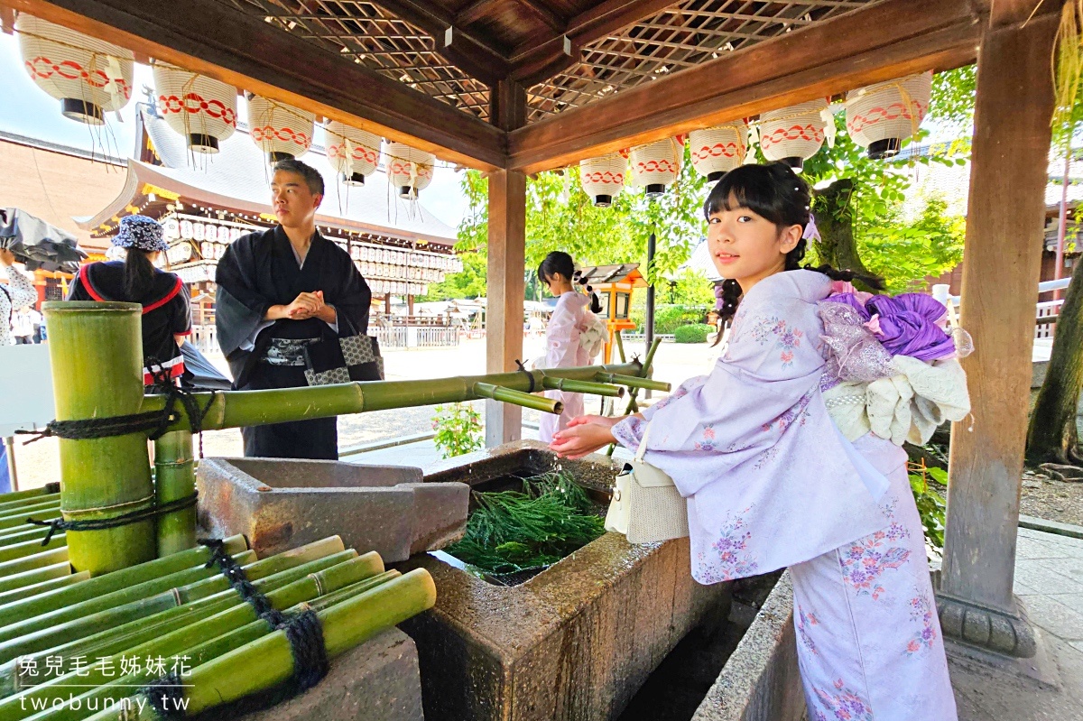 京都景點【八坂神社】日本最大的祭典祇園祭在這裡舉行，還藏著戀愛神社、美容神社 @兔兒毛毛姊妹花