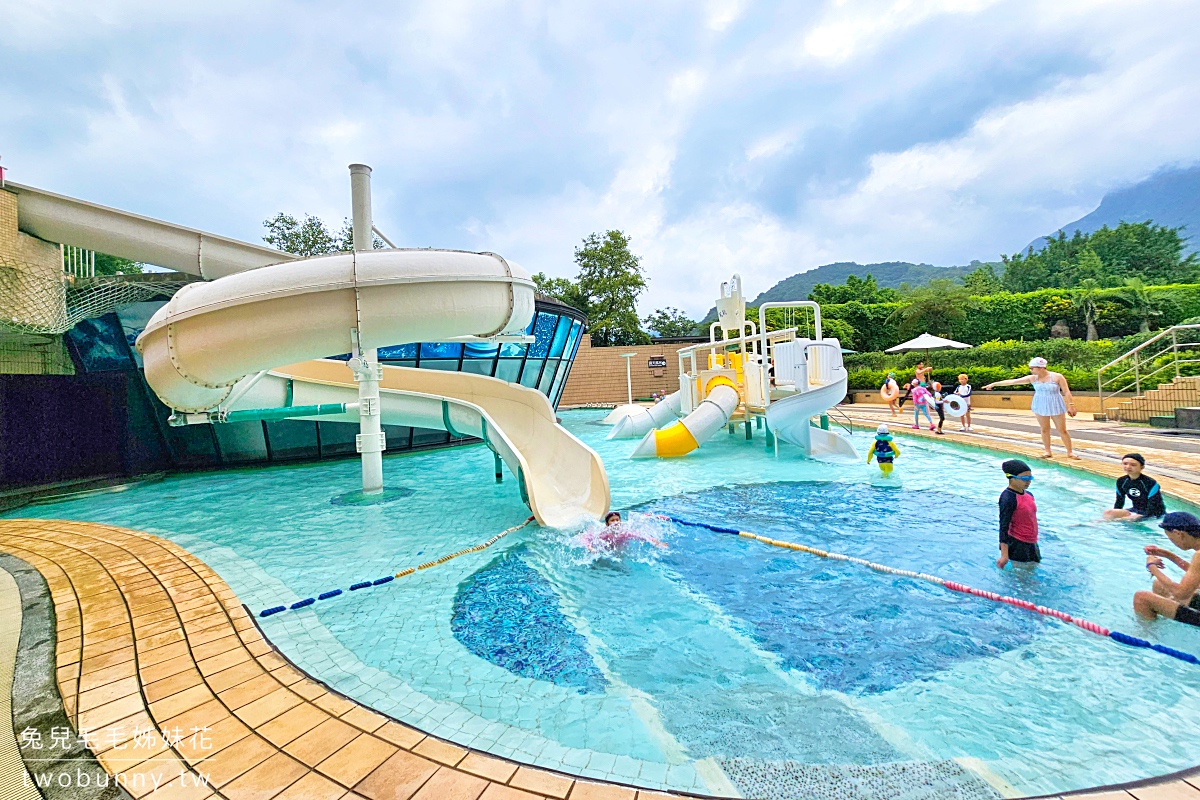 陽明山天籟渡假酒店｜台北最威溫泉水樂園、露天風呂、滑水道、漂漂河，一日遊也OK @兔兒毛毛姊妹花