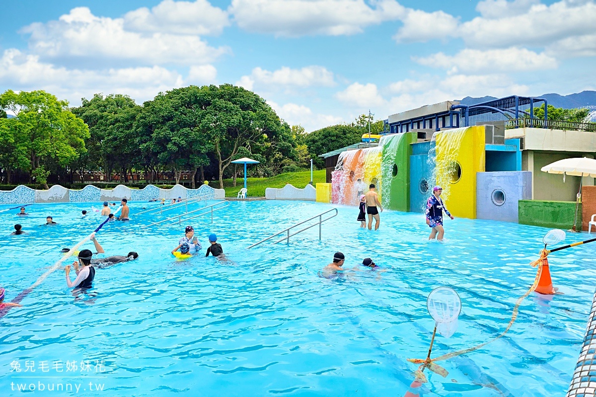 知卡宣綠森林親水公園｜花蓮玩水景點～大人50、小孩免費暢玩千坪水樂園＋共融遊戲場，2024戲水區開放 @兔兒毛毛姊妹花