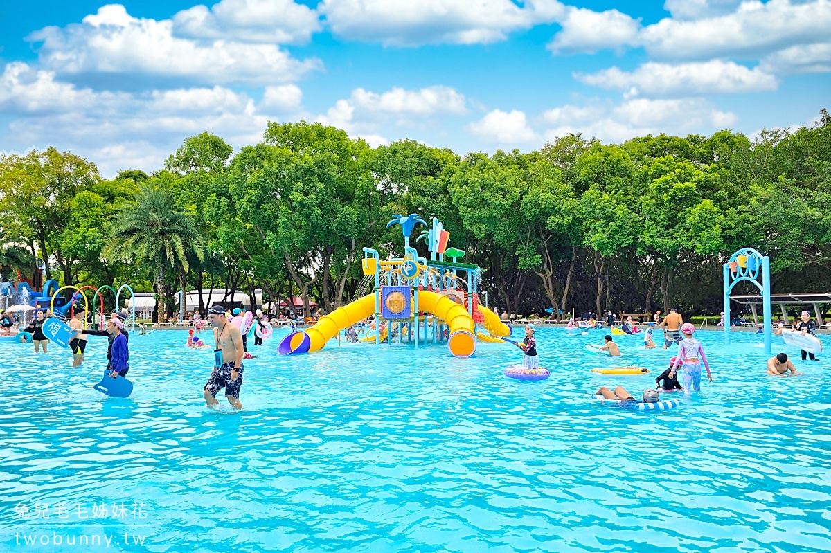 知卡宣綠森林親水公園｜花蓮玩水景點～大人50、小孩免費暢玩千坪水樂園＋共融遊戲場，2024戲水區開放 @兔兒毛毛姊妹花