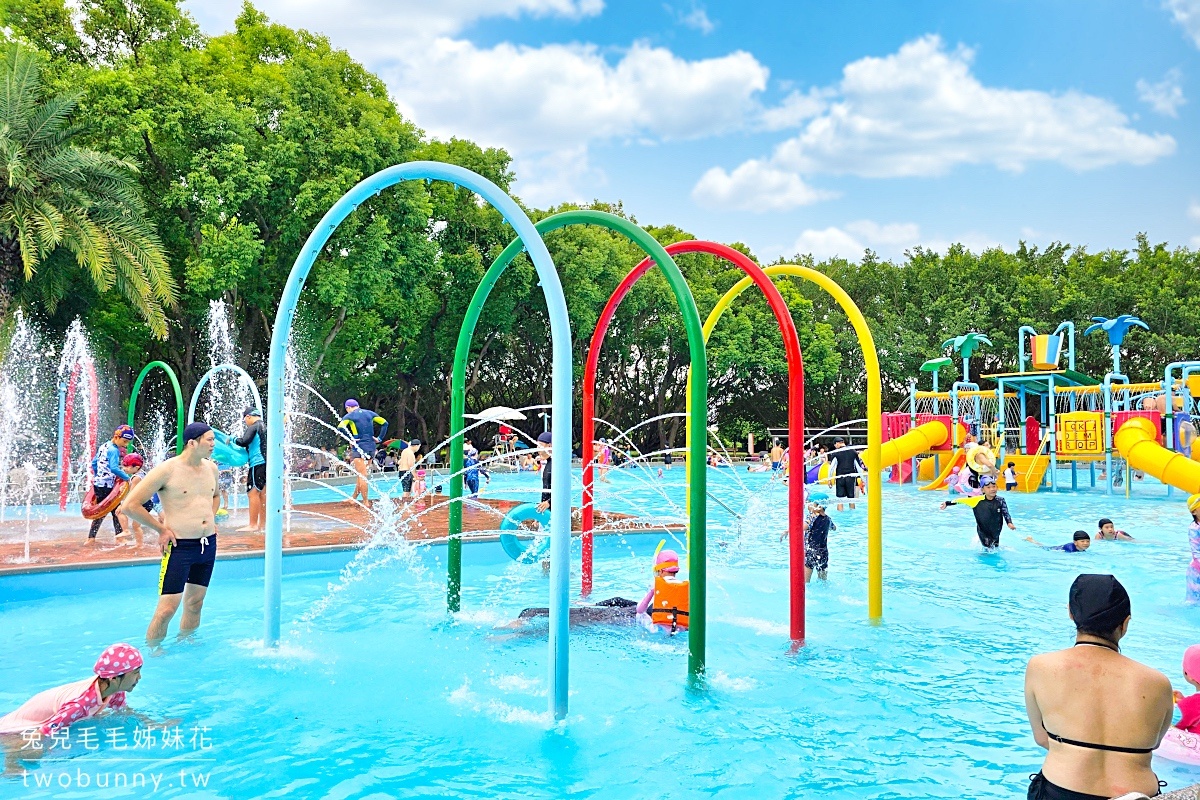 知卡宣綠森林親水公園｜花蓮玩水景點～大人50、小孩免費暢玩千坪水樂園＋共融遊戲場，2024戲水區開放 @兔兒毛毛姊妹花