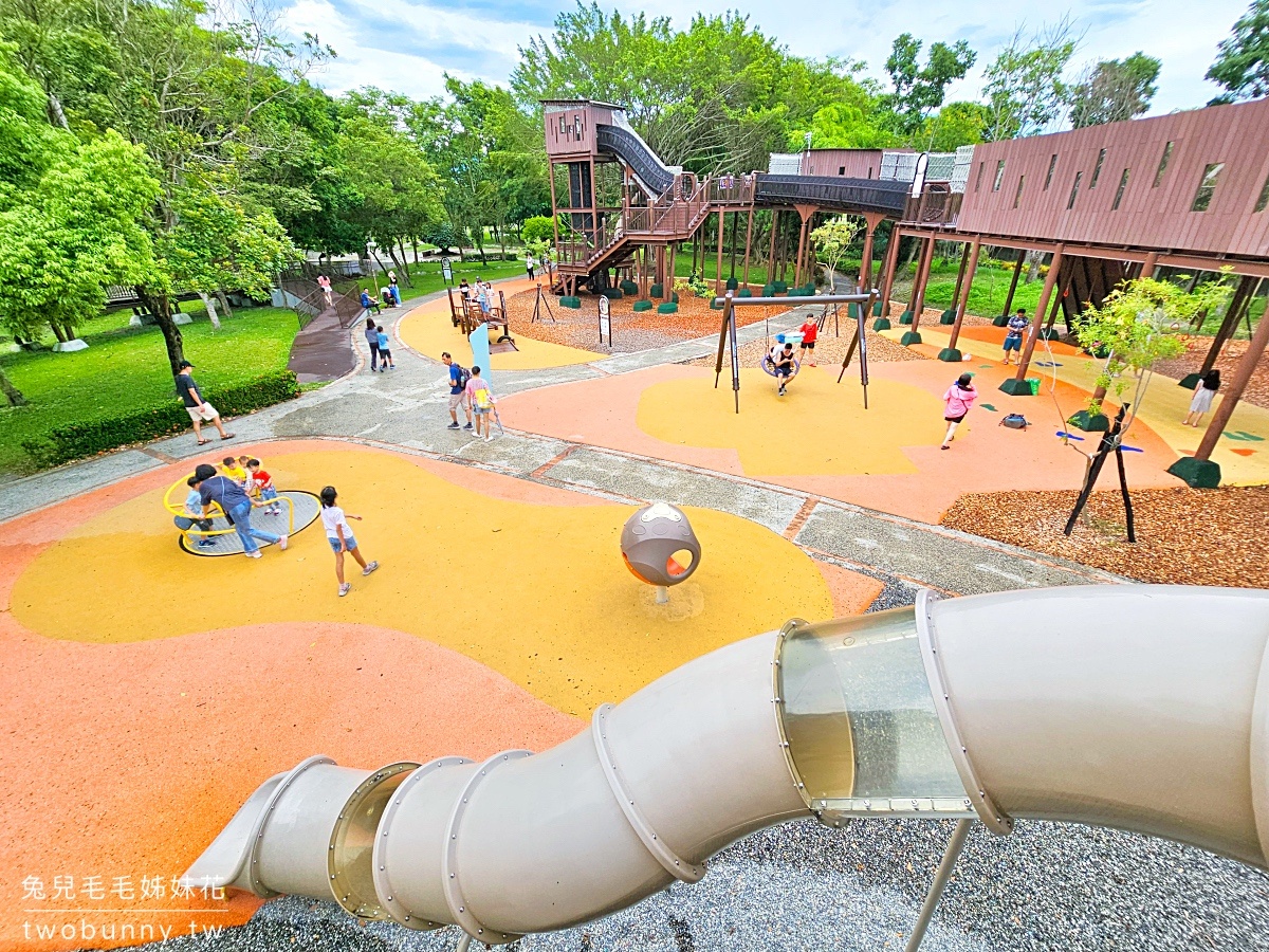 知卡宣綠森林親水公園｜花蓮玩水景點～大人50、小孩免費暢玩千坪水樂園＋共融遊戲場，2024戲水區開放 @兔兒毛毛姊妹花