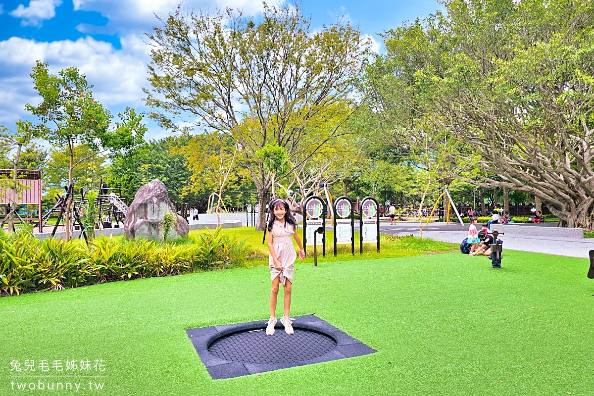 知卡宣綠森林親水公園｜花蓮玩水景點～大人50、小孩免費暢玩千坪水樂園＋共融遊戲場，2024戲水區開放 @兔兒毛毛姊妹花