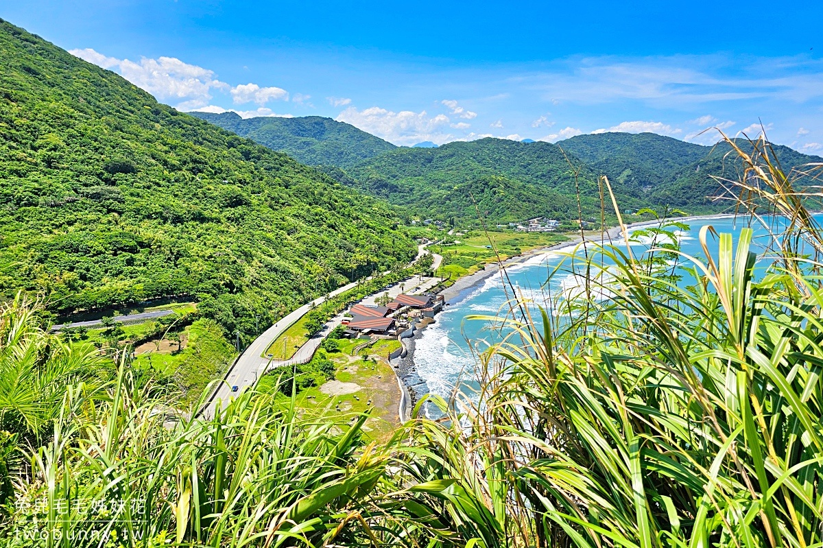 花蓮豐濱景點【大石鼻山步道】絕美山陵線觀海木棧道，10分鐘輕鬆攻頂看無敵海景 @兔兒毛毛姊妹花