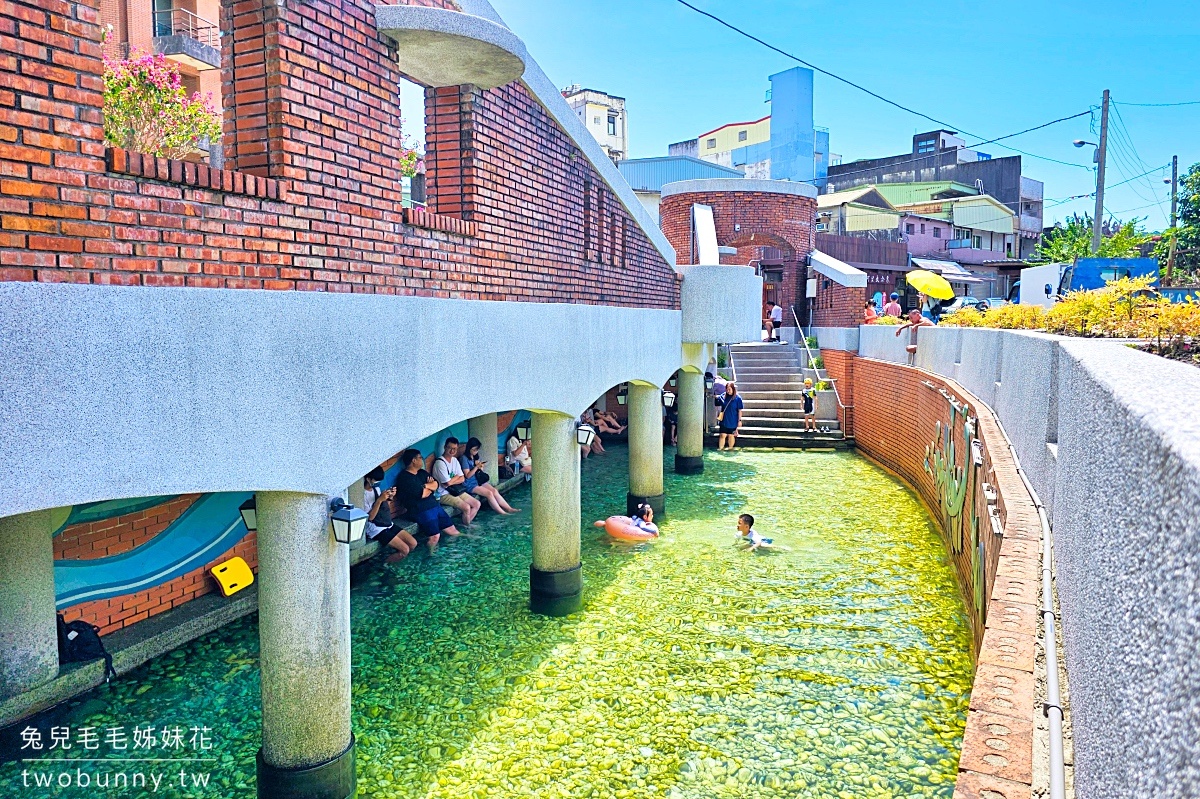 阿里史冷泉｜宜蘭玩水景點～蘇澳冷泉戲水池免費玩，冷泉裸湯湯屋也很平價 @兔兒毛毛姊妹花