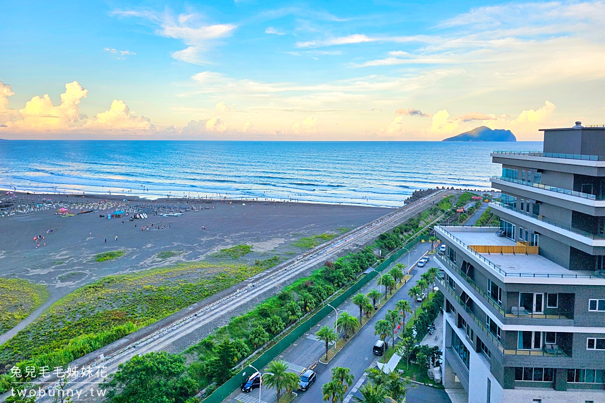 烏石港OA Hotel｜宜蘭親子飯店～走出飯店就是外澳沙灘，有頂樓海景溫泉、兒童遊戲場 @兔兒毛毛姊妹花