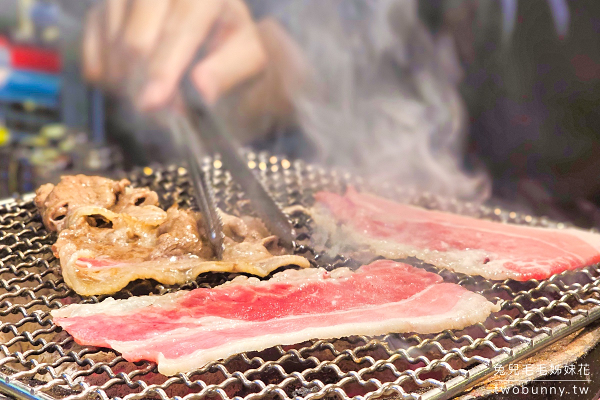 台北吃到飽》燒肉殿～忠孝復興站超高CP值燒肉吃到飽，海鮮豐富、專人代烤冰淇淋和年糕 @兔兒毛毛姊妹花