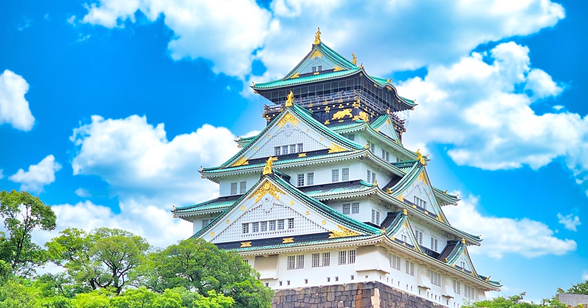 大阪景點「大阪城公園」日本三大名城，天守閣、御座船、遊園車，必遊重點、交通美食攻略 @兔兒毛毛姊妹花