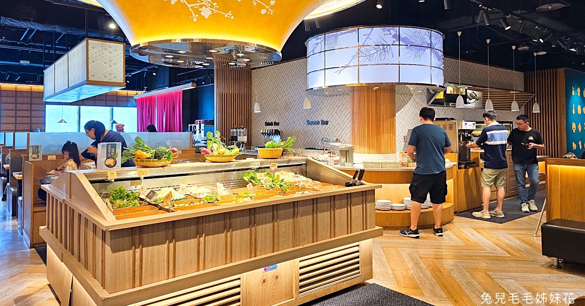 【溫野菜日本涮涮鍋專門店】美麗華火鍋吃到飽，499起肉片無限點、豐盛自助吧爽吃 @兔兒毛毛姊妹花