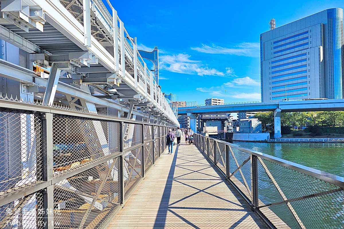 隅田川步道 mida River Walk｜東京新開放景點!! 淺草散步到晴空塔最美行人陸橋 @兔兒毛毛姊妹花