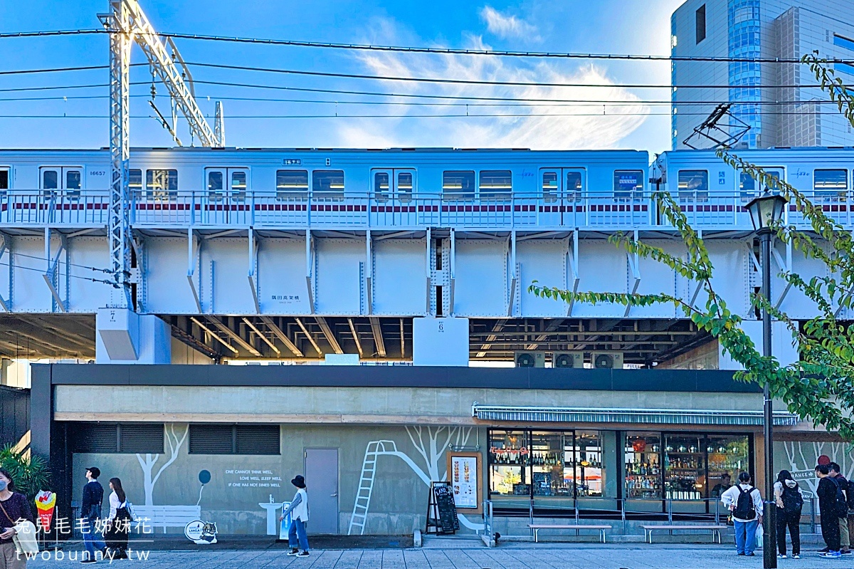 隅田川步道 mida River Walk｜東京新開放景點!! 淺草散步到晴空塔最美行人陸橋 @兔兒毛毛姊妹花