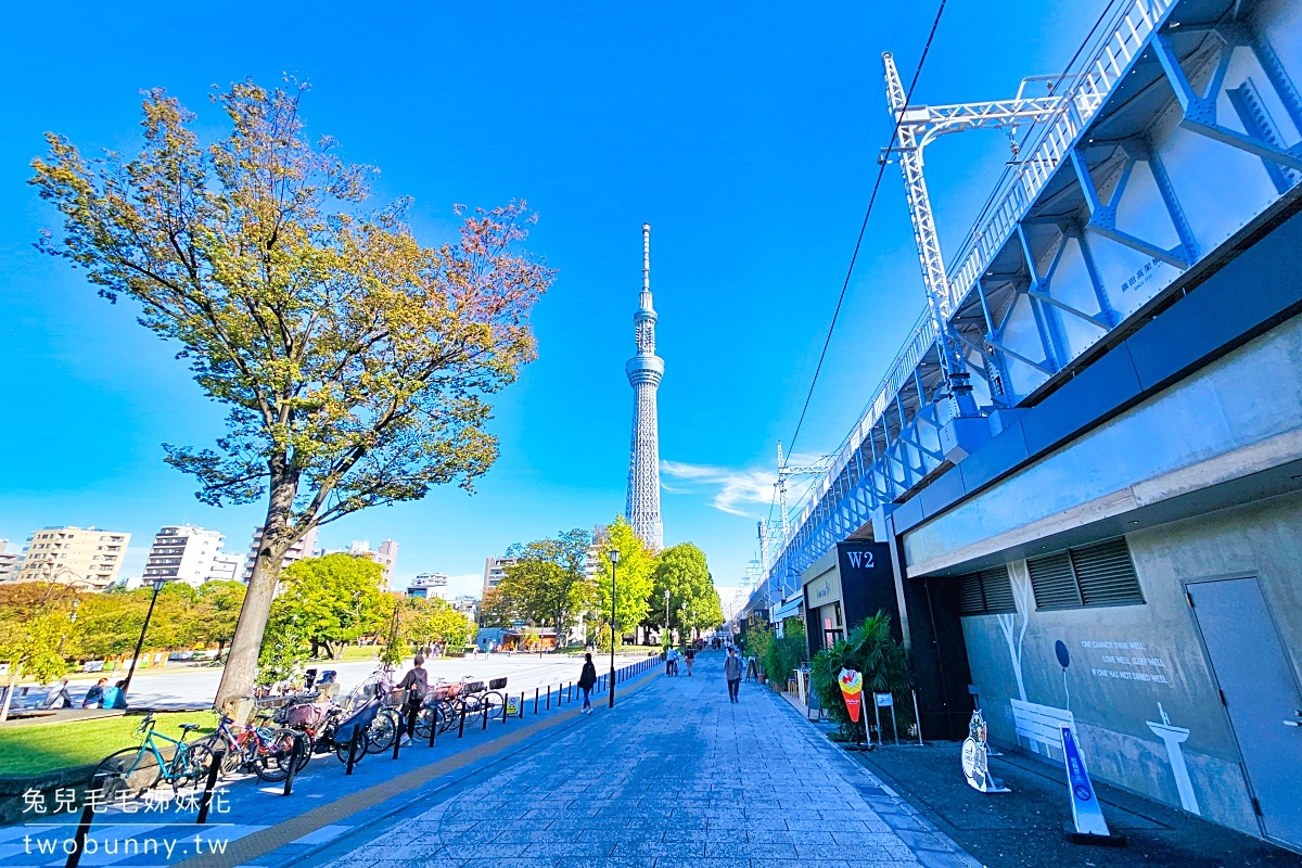 隅田川步道 mida River Walk｜東京新開放景點!! 淺草散步到晴空塔最美行人陸橋 @兔兒毛毛姊妹花