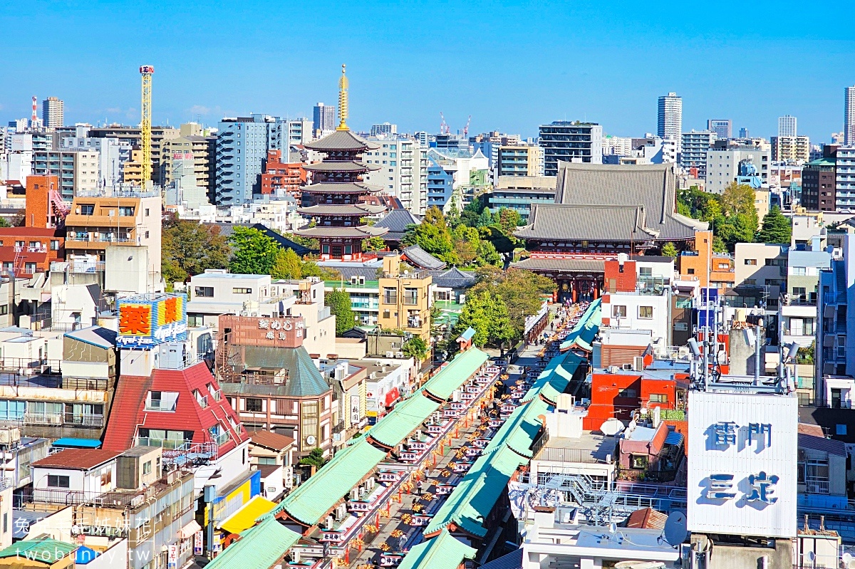 東京淺草一日遊｜不只雷門、淺草寺，復古遊樂園、景觀餐廳，美食購物一路玩 @兔兒毛毛姊妹花