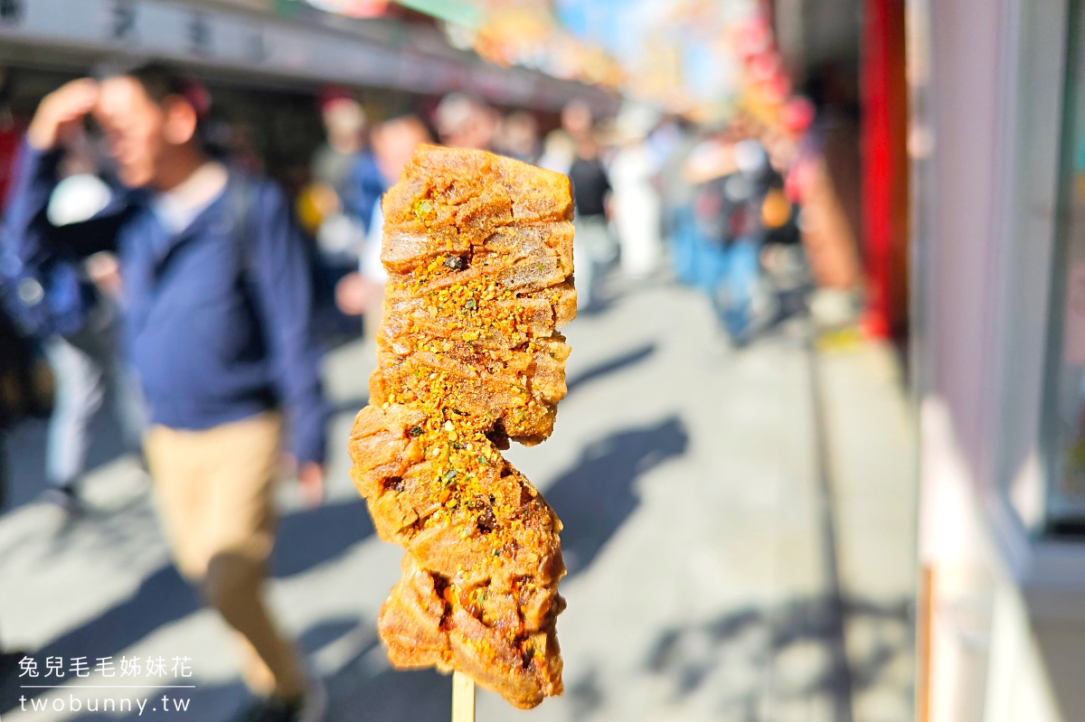 東京景點【仲見世通】必吃美食推薦～淺草寺表參道、日本最古老商店街逛街攻略 @兔兒毛毛姊妹花