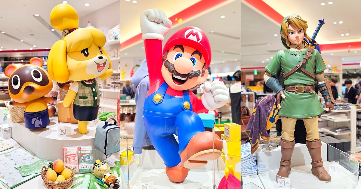 東京景點【任天堂東京旗艦店】Nintendo TOKYO～日本首間任天堂直營官方商店就在「澀谷PARCO」 @兔兒毛毛姊妹花