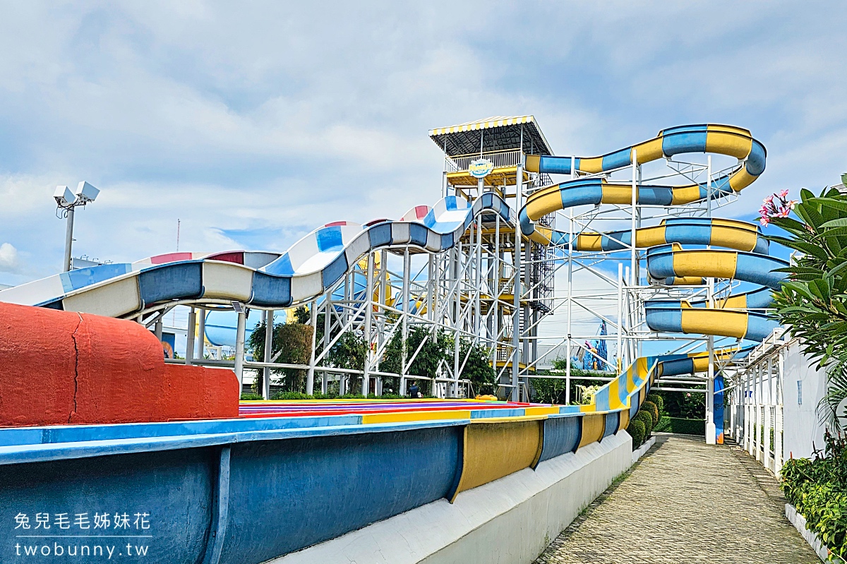 宿霧景點》WaterWorld Cebu｜10條急速滑水道、漂漂河、人造浪～最嗨宿霧水上樂園 @兔兒毛毛姊妹花