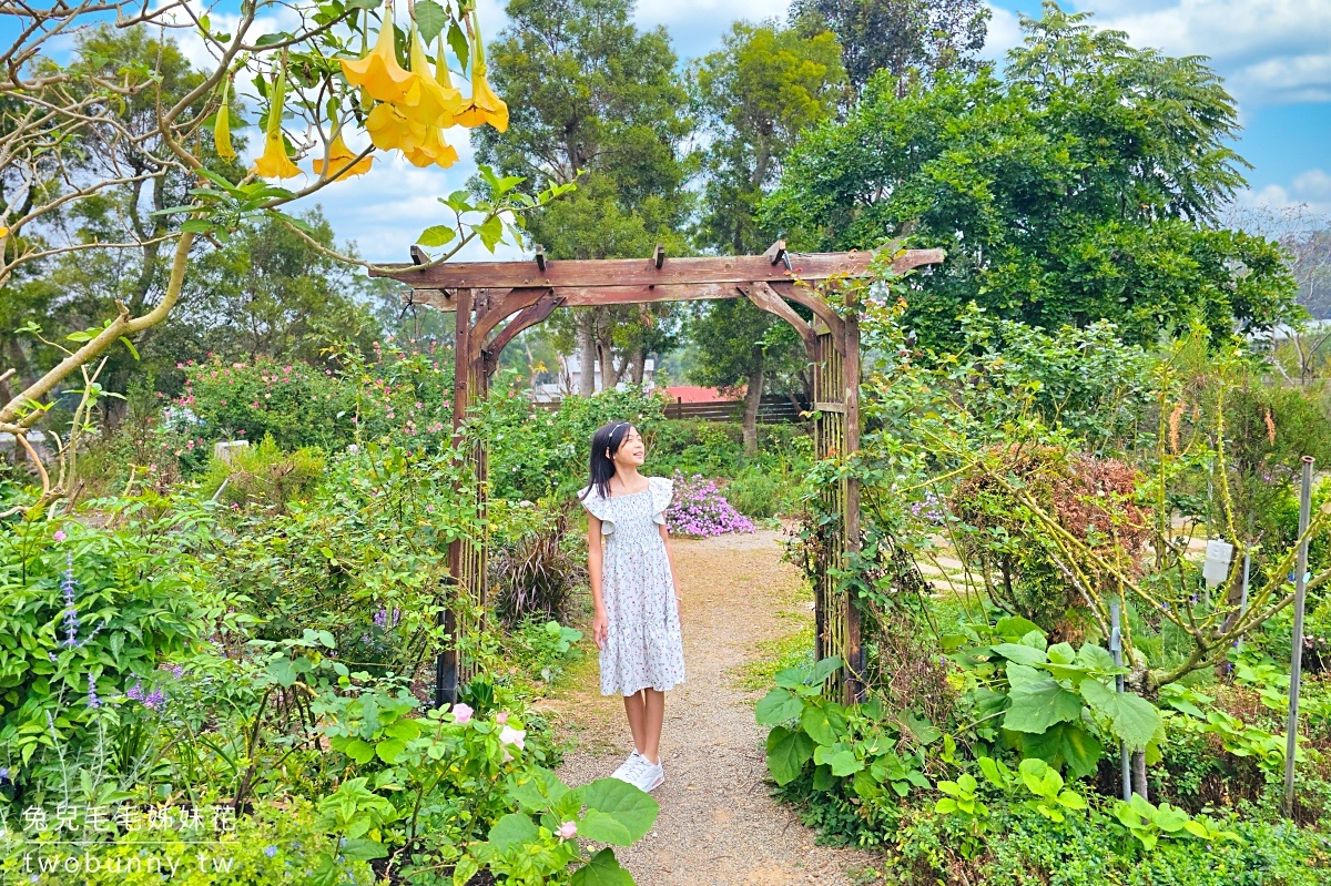 苗栗三義景點【雅聞香草植物工廠】浪漫風車玫瑰園免費逛，庭園餐廳享用健康均衡早午餐 @兔兒毛毛姊妹花