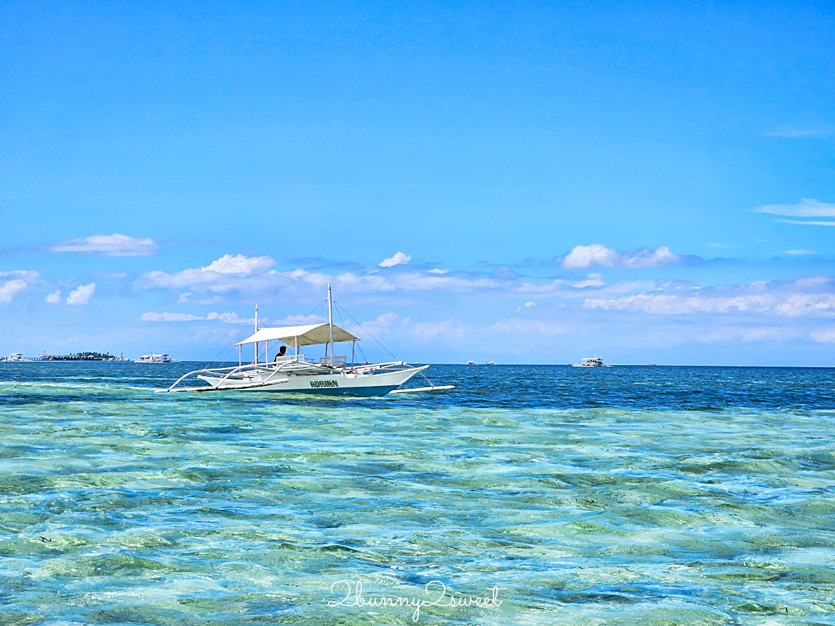 宿霧跳島「資生堂島Caohagan Island」無敵海景、超便宜現撈海鮮，海膽平均一顆10元 @兔兒毛毛姊妹花